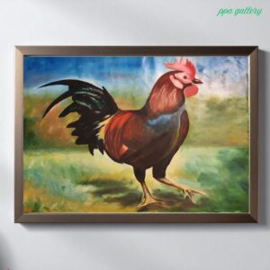 Chicken - Oil on canvas - 36 by 30 inches
