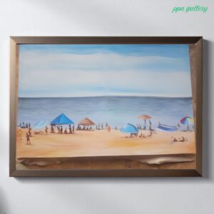 Indiana dunes national park - Oil on canvas - 36 by 30 inches