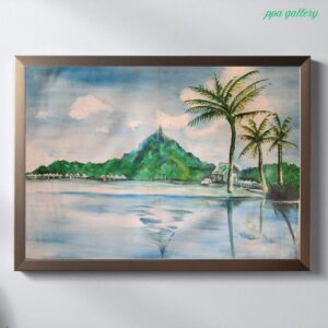 Lake - Oil on canvas - 36 by 30 inches
