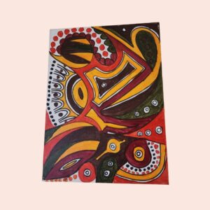 Abstract Acrylic on canvas - 16 by 12 inches