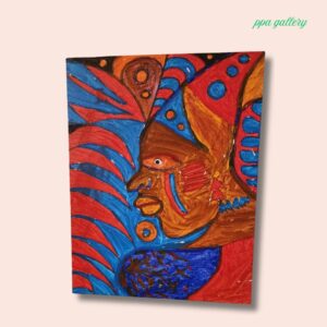 Abstract Acrylic on canvas 16 by 12 inches