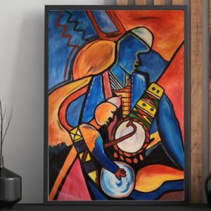 Drummers - Oil on canvas - 36 by 30 inches