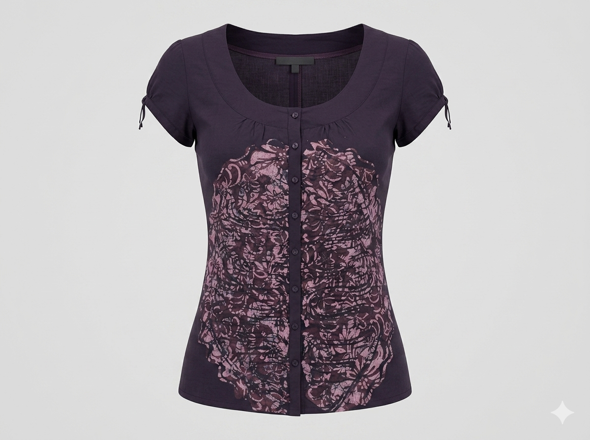 female batik shirt #011 female batik shirt #011