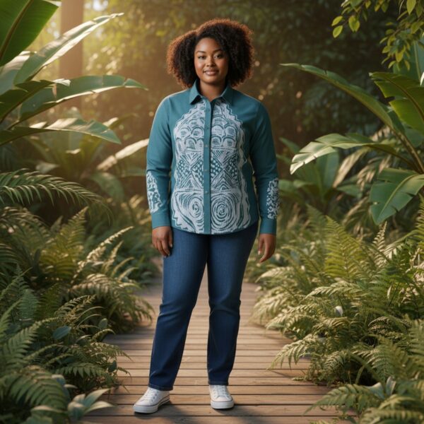 Female Batik Shirt | Handmade African Batik Fashion for Women