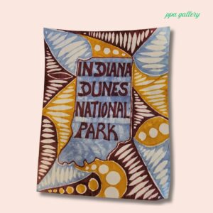 Indiana dunes national park - Acrylic on paper - A4 size