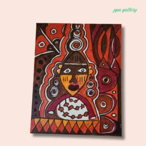 Queen Acrylic on canvas 16 by 12 inches