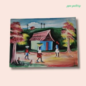 Welcome home Oil on canvas 16 by 12 inches