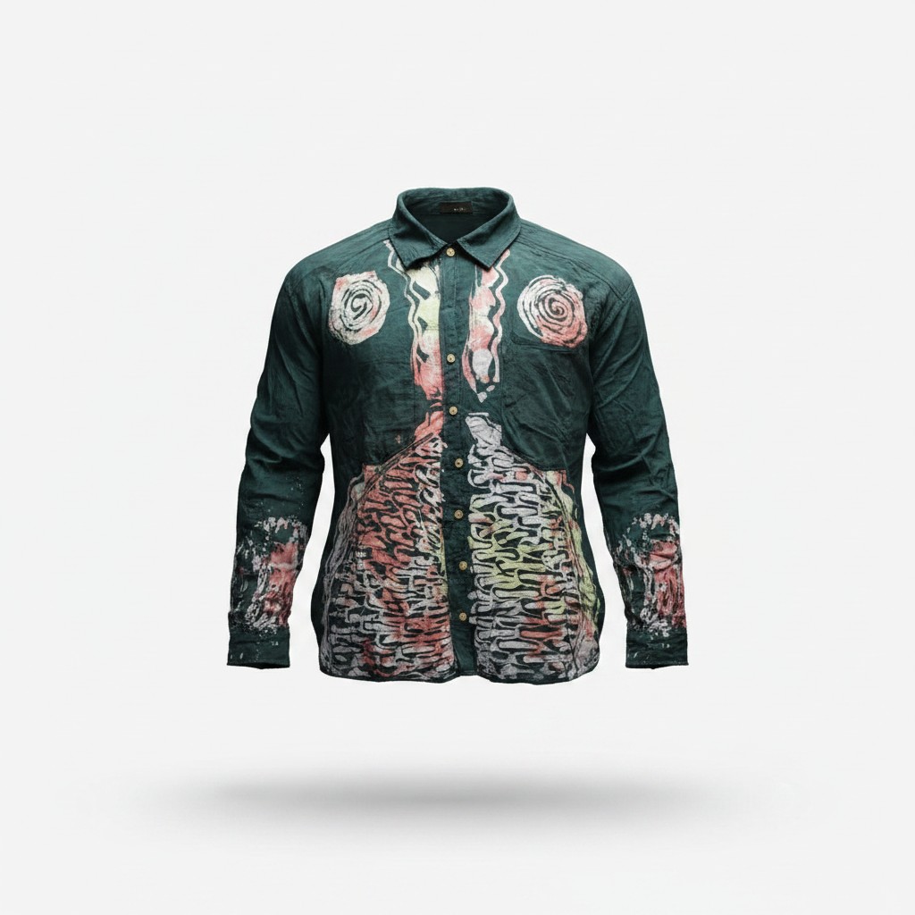 female batik shirt #018 female batik shirt #018