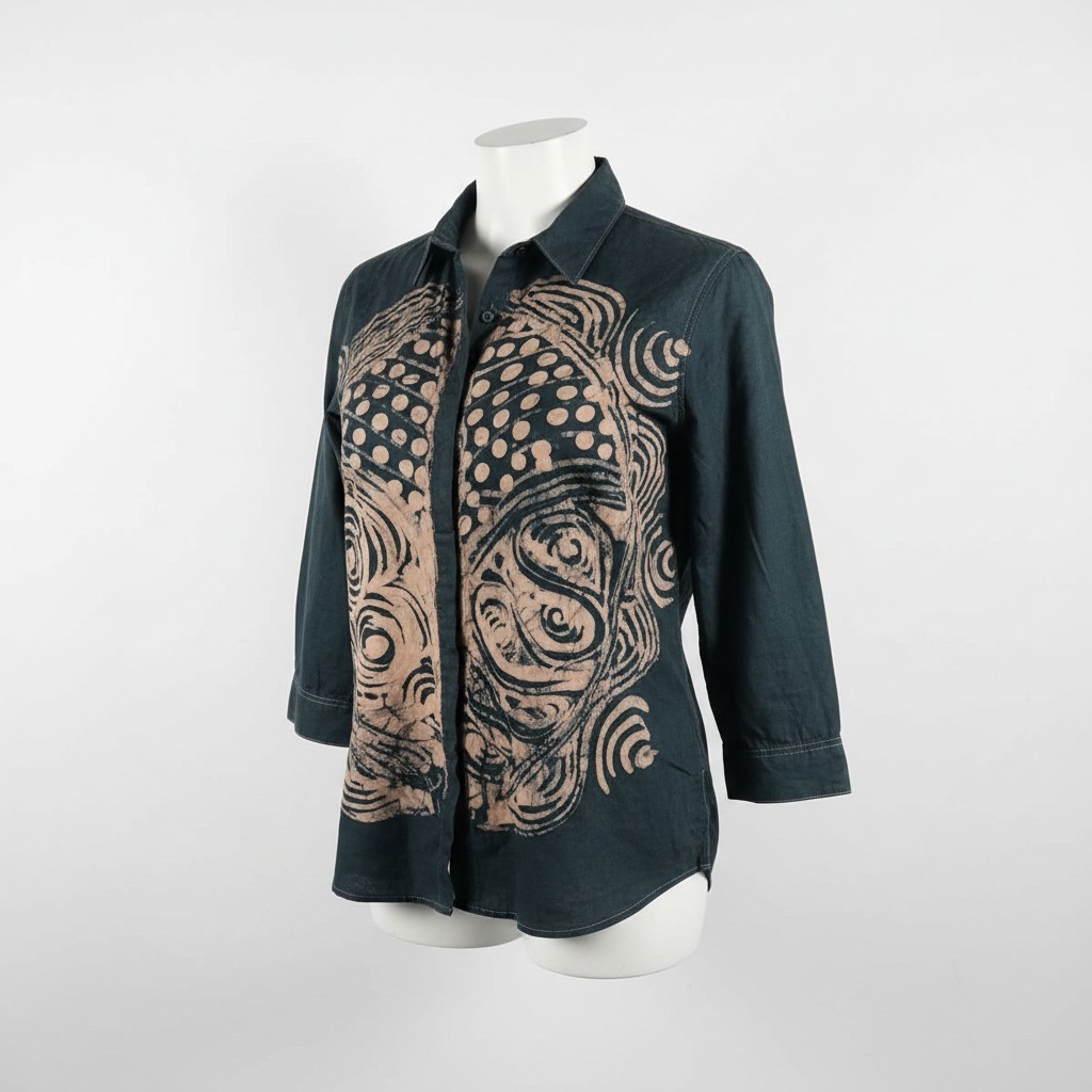 female batik shirt #013 female batik shirt #013