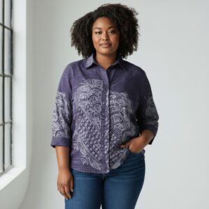 female batik shirt #014