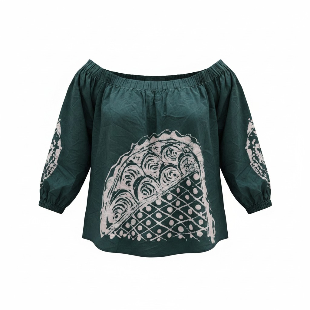 female batik shirt #023 female batik shirt #023